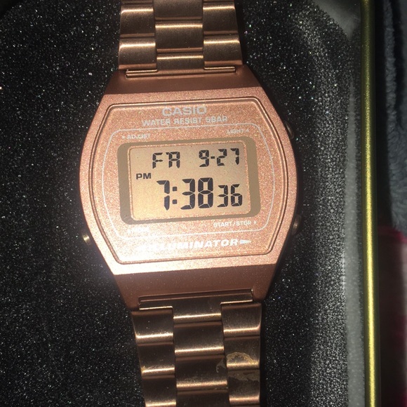 casio a168 rose gold